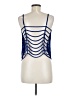 Fio Fio 100% Polyester Blue Sleeveless Top Size M - photo 2