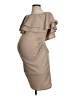 Hello Miz Tan Cocktail Dress Size Sm Maternity - photo 1