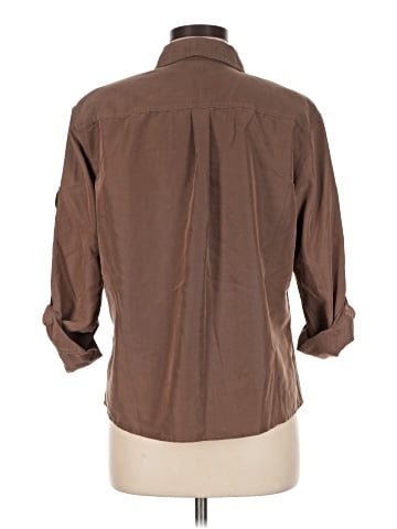 Apparenza 3/4 Sleeve Button-Down Shirt (view 2)
