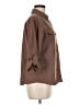 Apparenza Brown 3/4 Sleeve Button-Down Shirt Size M - photo 4