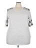 Vanilla Bay Gray Short Sleeve Top Size 3X - photo 1