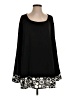 Emery Rose 100% Polyester Black Long Sleeve Blouse Size 5XL - photo 1