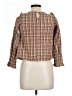 Old Navy 100% Cotton Brown Long Sleeve Blouse Size L - photo 2
