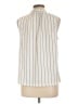 Love Scarlett Stripes Ivory Sleeveless Blouse Size L - photo 2