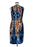 Robbie Bee Print Blue Cocktail Dress Size XL - photo 2