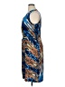 Robbie Bee Print Blue Cocktail Dress Size XL - photo 5