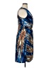 Robbie Bee Print Blue Cocktail Dress Size XL - photo 4
