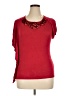 Charming Charlie Red Short Sleeve Top Size XL - photo 1