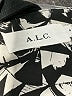 A.L.C. 100% Silk Animal Print Silver Cocktail Dress Size 4 - photo 6