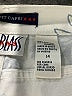 Bill Blass 100% Cotton Print White Blue Casual Pants Size 14 - photo 8
