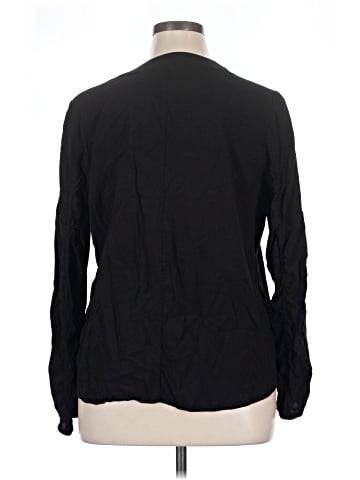 Peace Love World Long Sleeve Blouse (view 2)