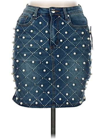 Venus Denim Skirt (view 1)