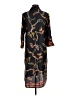 Zara Basic 100% Polyester Paisley Black Casual Dress Size M - photo 2
