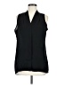 Jones & Co 100% Polyester Black Sleeveless Blouse Size M - photo 1