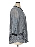 Timeson Gray Long Sleeve Blouse Size XL - photo 4