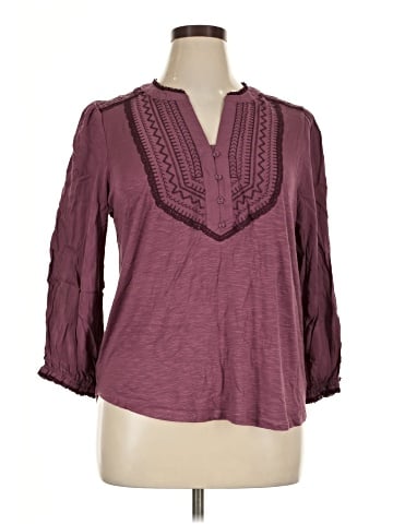 Democracy 3/4 Sleeve Blouse (view 1)