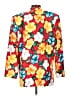 Evan Picone 100% Rayon Floral Red Blazer Size 4 - photo 2