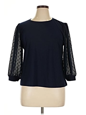 CeCe 3/4 Sleeve Top (view 1)
