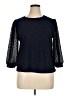 CeCe Blue 3/4 Sleeve Top Size XL (petite) - photo 1