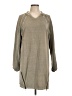 Wrap Gray Casual Dress Size L - photo 1