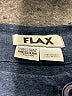 Flax 100% Linen Blue 3/4 Sleeve Button-Down Shirt Size 10 (M) - photo 7