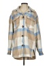 H&M Plaid Tan Coat Size XS - photo 1