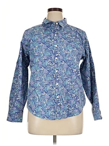 L.L.Bean Long Sleeve Button-Down Shirt (view 1)