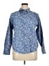 L.L.Bean Paisley Blue Long Sleeve Button-Down Shirt Size XL (petite) - photo 1