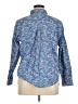 L.L.Bean Paisley Blue Long Sleeve Button-Down Shirt Size XL (petite) - photo 2