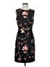 En Focus Studio Print Black Cocktail Dress Size 8 - photo 1