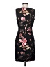 En Focus Studio Print Black Cocktail Dress Size 8 - photo 2
