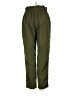 Peach 100% Polyester Solid Green Casual Pants Size M - photo 2