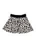 Justice 100% Polyester Animal Print Ivory Skort Size 7 - photo 2