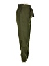 Peach 100% Polyester Solid Green Casual Pants Size M - photo 4