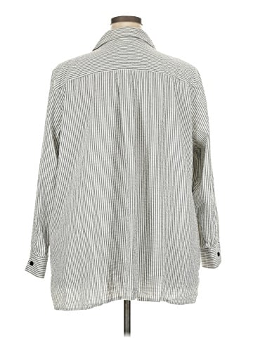 D&Co. 3/4 Sleeve Button-Down Shirt (view 2)