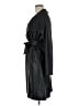 Love Tree 100% Polyurethane Black Trenchcoat Size M - photo 5