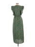 Boemo Paisley Green Casual Dress Size L (petite) - photo 2