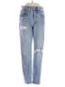 Levi's 100% Cotton Hearts Blue Jeans Size 24 waist - photo 1