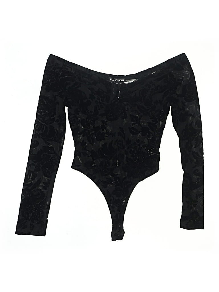 Fashion Nova Bodysuit In Black