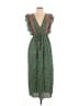Boemo Paisley Green Casual Dress Size L (petite) - photo 1