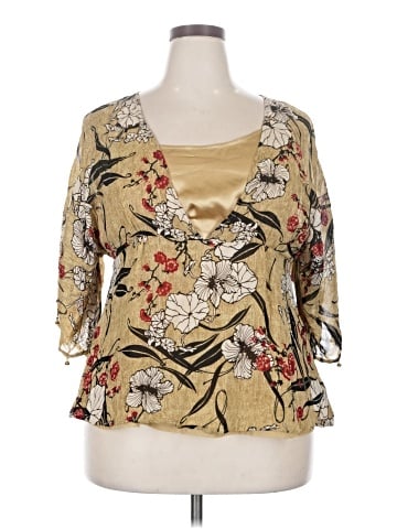 Soft by Avenue 3/4 Sleeve Blouse (view 1)