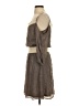 Vanity Brown Casual Dress Size S - photo 5