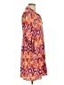 Millenium 100% Rayon Print Orange Casual Dress Size L - photo 4