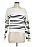 Bobeau Stripes White Pullover Sweater Size L - photo 1