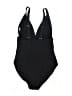 Shade & Shore Chevron-herringbone Black One Piece Swimsuit Size M - photo 2