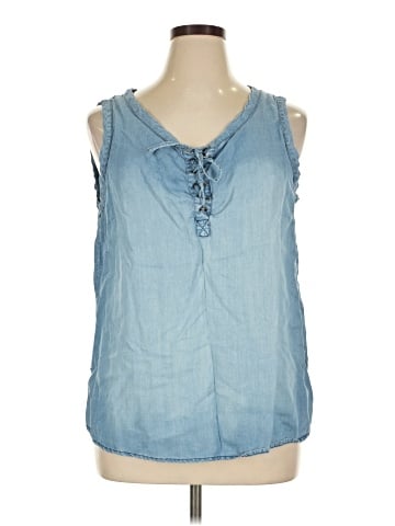 Earl Jean Sleeveless Blouse (view 1)