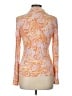 Sanctuary Paisley Orange Long Sleeve Blouse Size L - photo 2