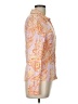Sanctuary Paisley Orange Long Sleeve Blouse Size L - photo 4