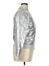 Say What? 100% Polyester Metallic Silver Jacket Size XL - photo 4