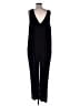 Final Touch 100% Cotton Solid Black Jumpsuit Size L - photo 2
